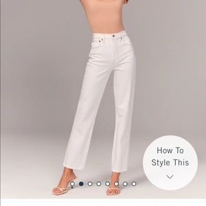 Abercrombie 90s Straight Ultra High Rise Jeans
